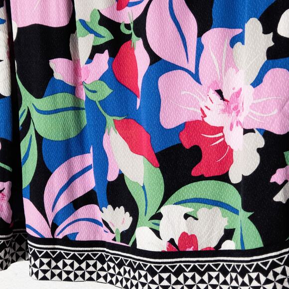 NEW Nine West Women’s Skirt Garden Party Whimsigoth Cottagecore Floral Print L - Picture 4 of 8